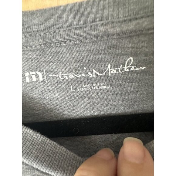 Travis Mathew “DONTCHA KNOW” MINNESOTA TEE T- Shirt Mens Size Large Gray - Picture 6 of 7